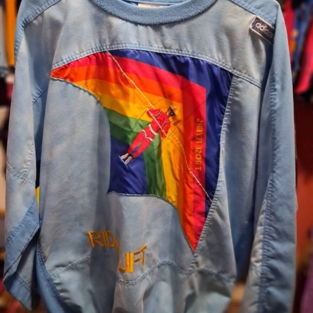 Vintage Adidas Blue Sweatshirt